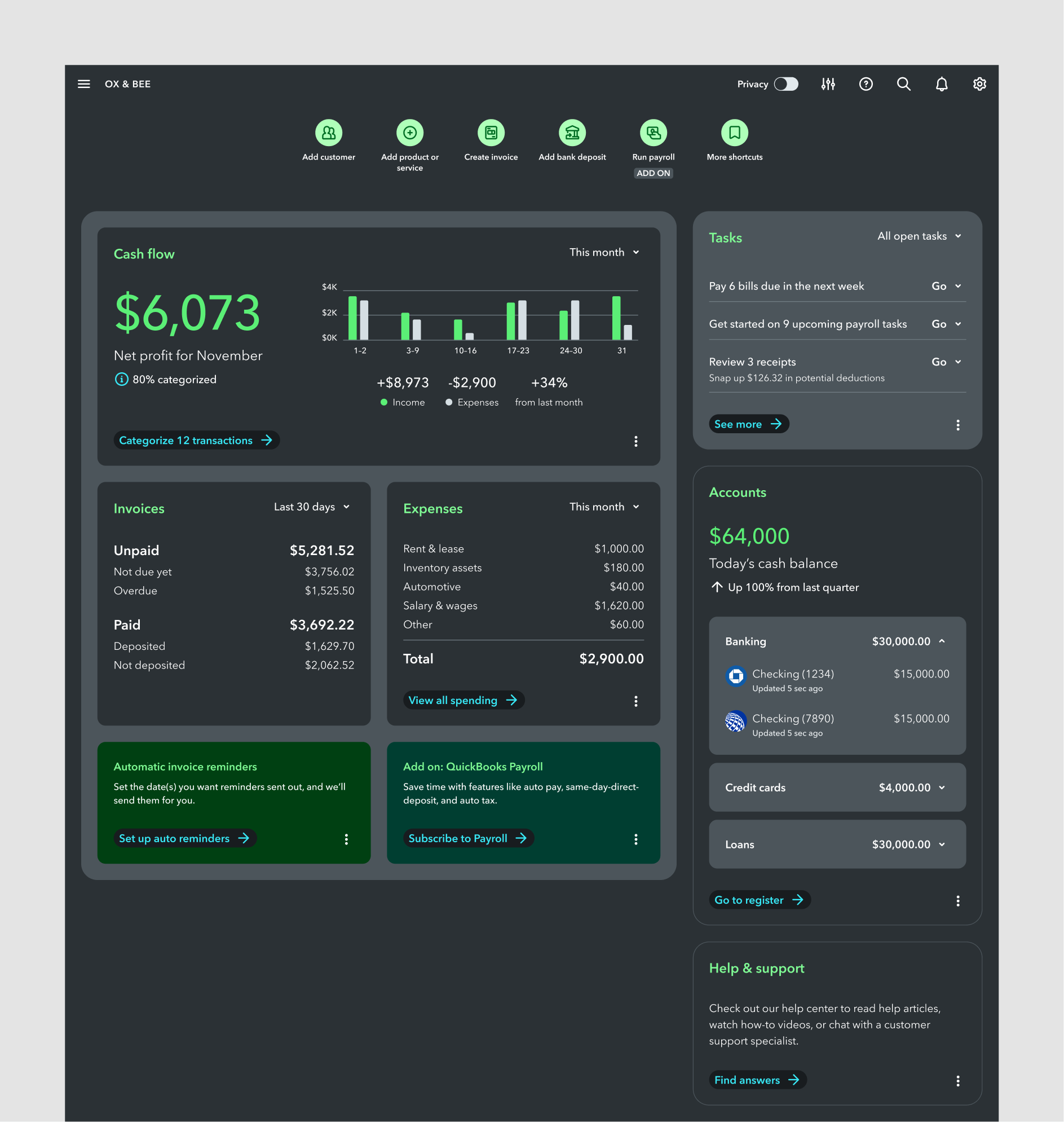 dashboard design version 'better' exploration 2 using dark mode